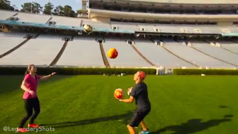 Freestyle Soccer Trick Shots w/ Indi Cowie