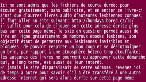 Livre audio lesbien ebook - Elula Perrin