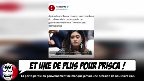 La réponse LUNAIRE de Prisca Thevenot à une question d'un journaliste