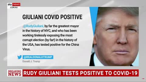Rudy Giuliani TESTS POSITIVE for COVID 19! TRUMP WILL KEEP MOVING FORWARD!
