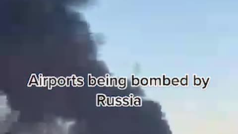 Airports being bombed by Russia 😭