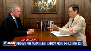 Meadows: President Trump believes ‘American people should be the boss’