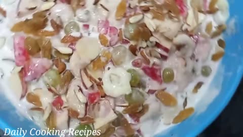 creamy fruit chaat recipe | special fruit chaat |فروٹ چاٹ بنانے کا طریقہ