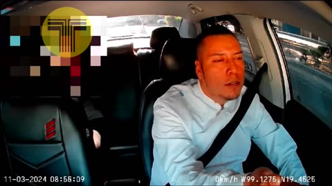 Mujer insulta y amenaza a un taxista en CDMX