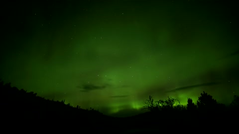 Aurora Time Lapse in British Columbia