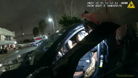 Body cam footage shows viral traffic stop involving rapper in South Los Angeles