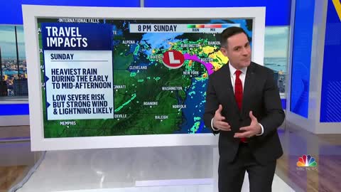 Messy Holiday Travel Weather Forecast