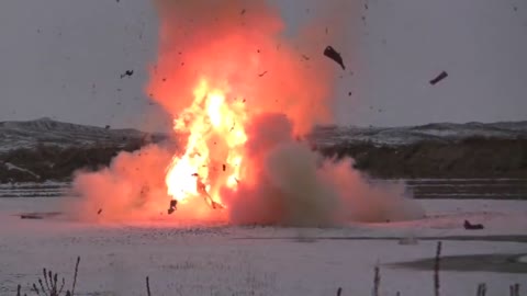 Blowing Up A Car With 50lbs. of Tannerite