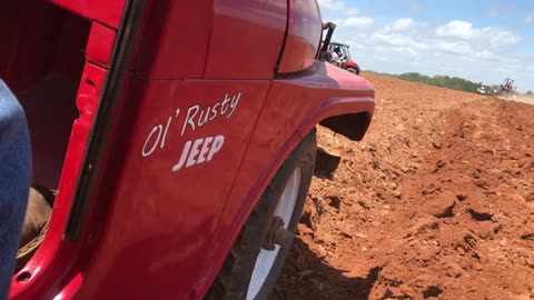 Plowing with Ol' Rusty, 1958 CJ5