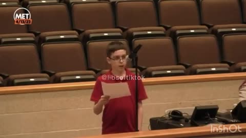 12-Year-Old Sent Home Over T-Shirt Stands His Ground At School Board (VIDEO)