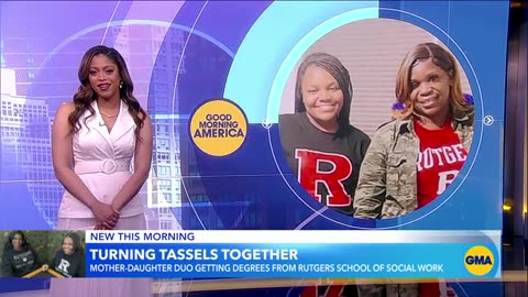 Double graduation for mother and her daughter on Mother’s Day ABC News