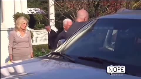 Joe Biden"Caught*Walking With Mike Pence