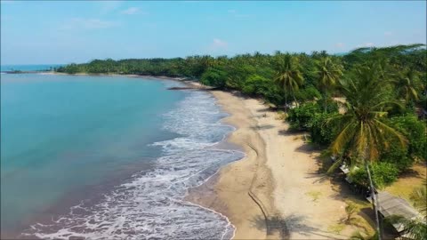 6 hrs of beach waves and sound for relaxing, studying, asmr, meditation.