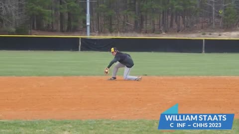 US High School Baseball Featuring: William Staats C INF ~ Baseball Recruiting Video ~ Class of 2023