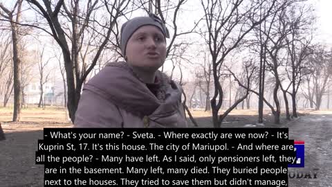 Mariupol Human shields (Special Report) (w/ ENGLISH SUBTITLES)