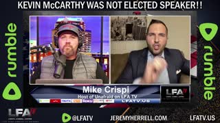 LFA TV SHORT: McCARTHY HAS NOT BEEN ELECTED SPEAKER!