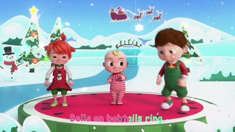 Jingle Bell Dance | Dance Party | CoComelon Nursery Rhymes & Kids