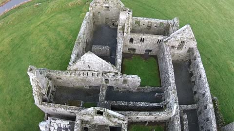1st Drone View Of Medieval Franciscan Friary West Coast Ireland