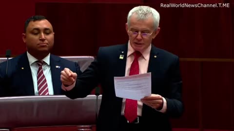 Sen. Malcolm Roberts says that Australia should not cede its sovereignty to the WHO
