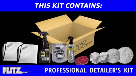 Flitz BBQ Grill Care Kit with Liquid Metal Polish, Stainless Steel