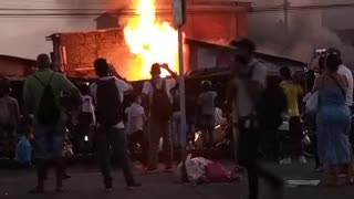 Incendio en local de Bazurto