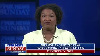 Woman's Choice to Kill Unborn Child: Radical Dem Stacey Abrams Says No Limits On Abortions