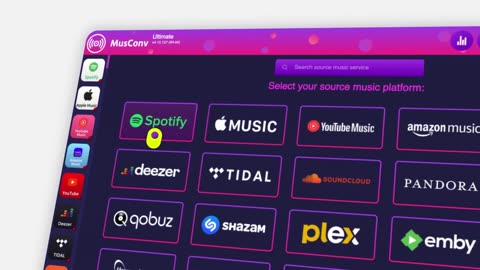 Auto sync albums between Spotify, Apple Music and 125+ music services - MusConv app