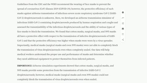 N-95 Protection Lie Gets Debunked as Study Finds Them No More Effective Than Surgical Masks