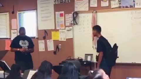 14 Year Old Student Gets His A** Whooped By 64 Year Old Teacher