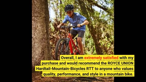 Buyer Comments: ROYCE UNION Hardtail-Mountain-Bicycles RTT