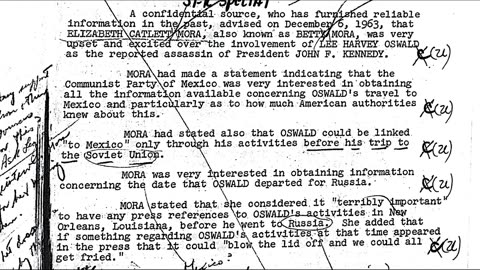Elizabeth Catlett Mora & The JFK Assassination Conspiracy