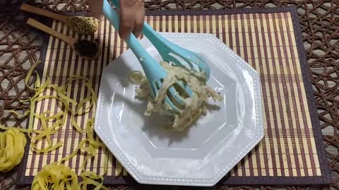 Cream Cheese Alfredo Pasta by nayaab recipes _Chicken alfredo pasta