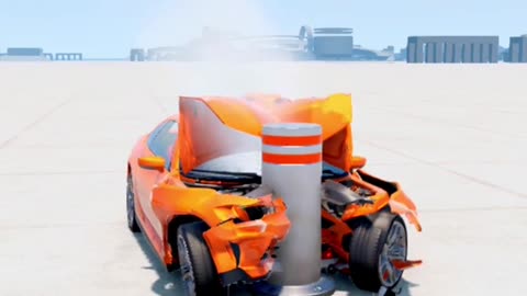 Car Crash Test At Different Speeds #beamng