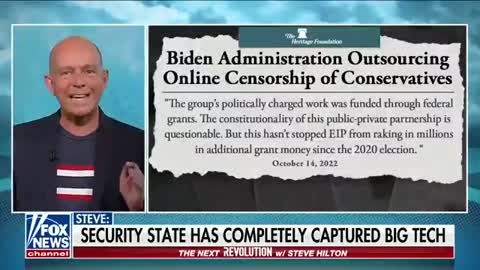 Steve Hilton: Federal government and big tech colluded to censor American citizens.