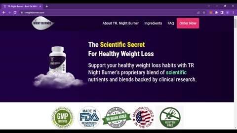 TR Night Burner Burn Fat While You Sleep - Scientific Loophole Dissolves Fat Overnight