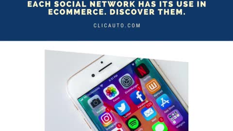EACH SOCIAL NETWORK HAS ITS USE IN ECOMMERCE. DISCOVER THEM.