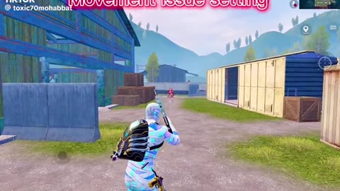 PUBG mobile movement issue setting
