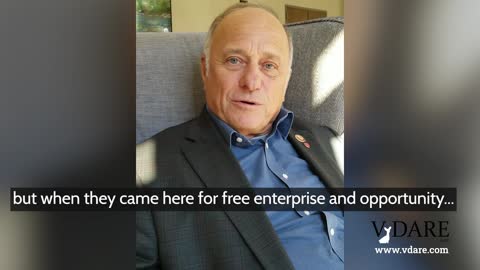 Rep. Steve King Tells VDARE What the Historic American Nation Means to Him