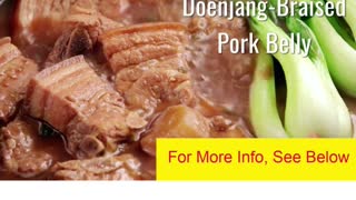 Simple Keto Pork Recipes 😃 Keto Doenjang Braised Pork Belly: Short 1 minute summary! 😃 #shorts