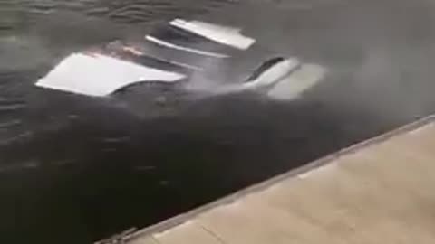 Tesla Model X Catches Fire After Becoming Fully Submerged In Water