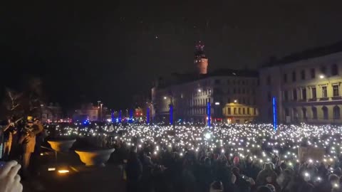Anti-AFD protest in Berlin Germany