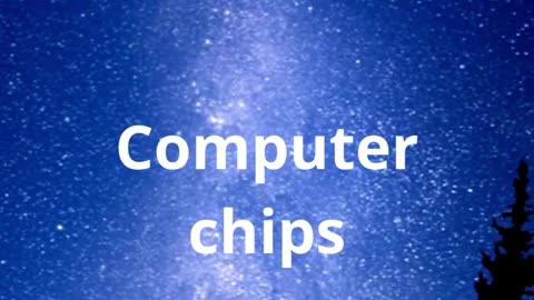 Computer chips are made from?