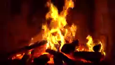 Instrumental Christmas Music with Crackling Fireplace 🎄🔥🎅 Relaxing Fireplace Ambience