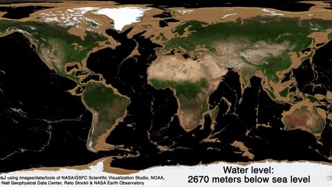 Draining Earth_s oceans_ revealing the two-thirds of Earth_s surface we don_t get to see