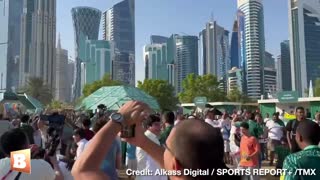 Fans Erupt in Cheers as Saudi Arabia Stuns World with Victory Against Argentina