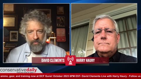 United Sovereign Americans Chairman, Harry Haury on David Clements Live 10-23-2023