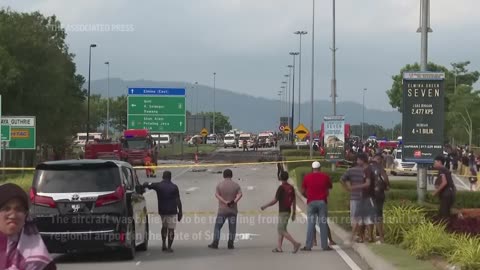 Passenger jet crashes in Malaysia