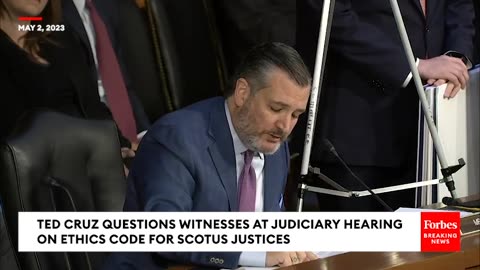 Do You Think Ruth Bader Ginsburg Was Corrupt?' Ted Cruz Grills Witness At Hearing On Supreme Court
