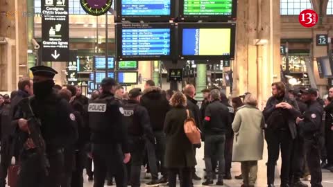 Man with knife wounds several at Paris Gare du Nord station