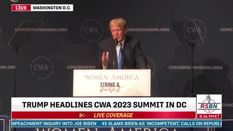 FULL SPEECH: President Donald J. Trump Speaks to Concerned Women of America - 9/15/23